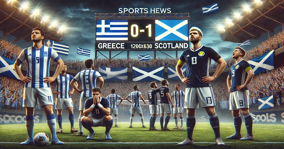 Η καρδιά της Εθνικής χτύπησε δυνατά, αλλά δεν έφτασε – ήττα με 1-0 από τη Σκωτία